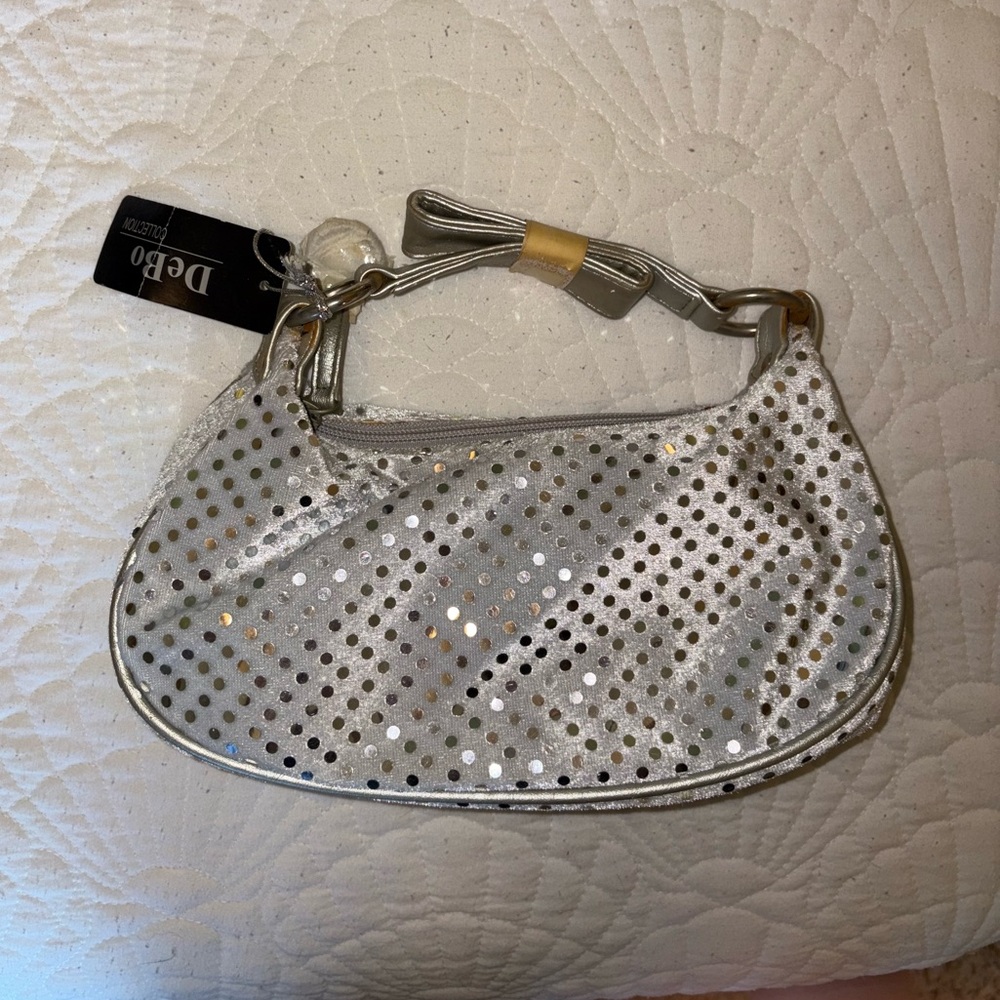 Deb Silver Sequin Women's Bag